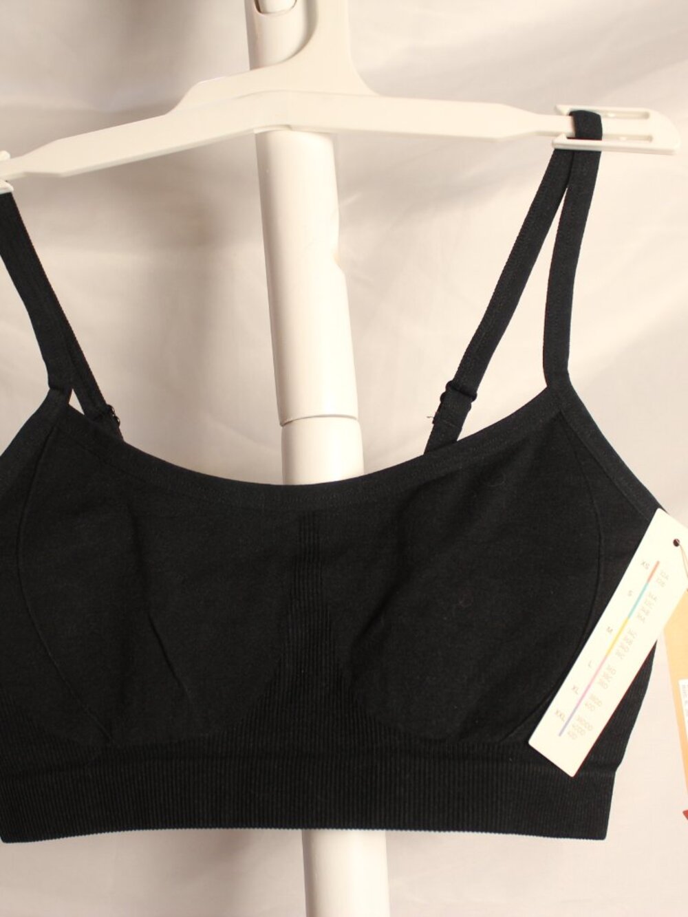 Women's Seamless Bralette - Colsie Black S NWT